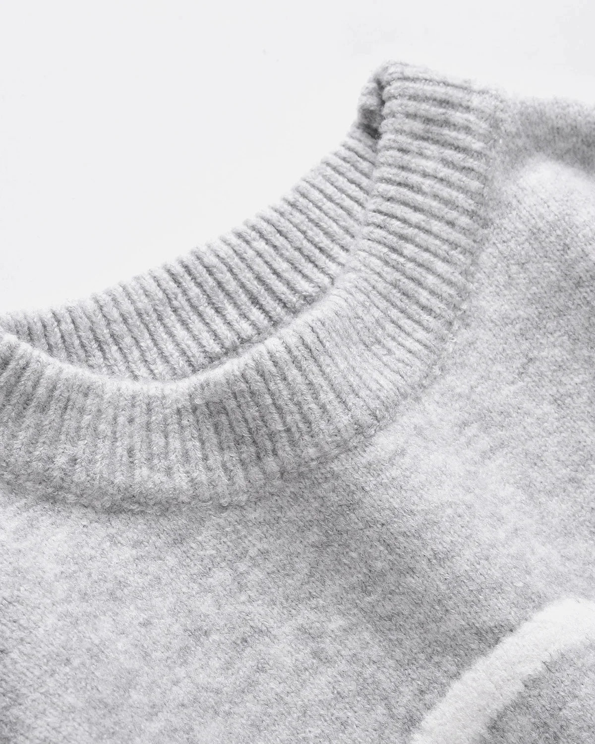 Omygoods Script Letter Graphic Knit Sweater