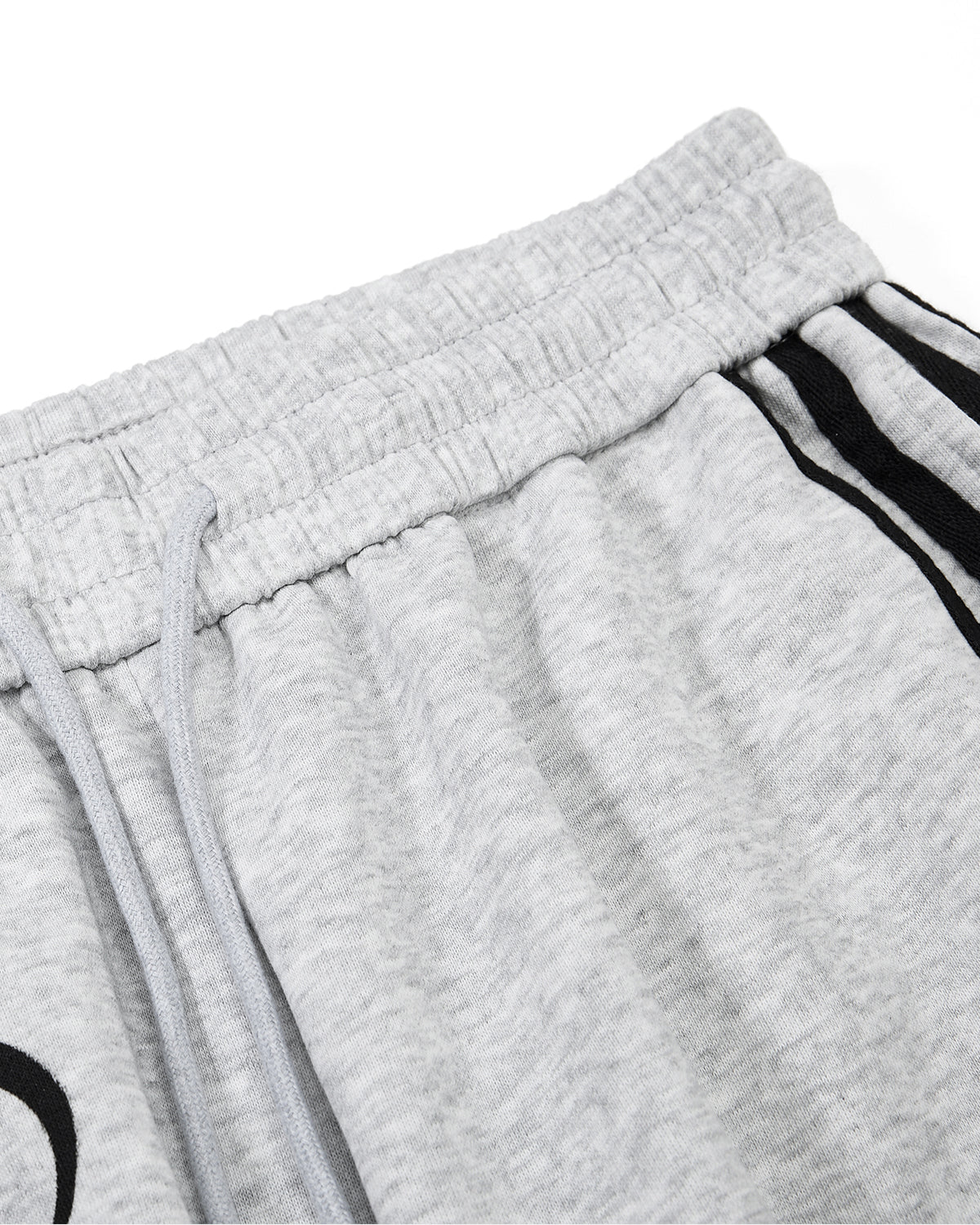Omygoods Script Stripe Baggy Sweatpants
