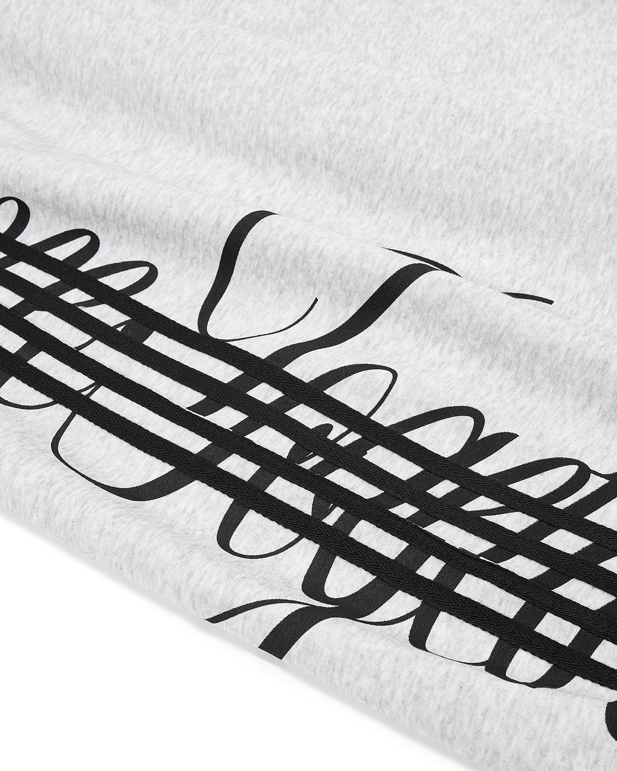 Omygoods Script Stripe Baggy Sweatpants