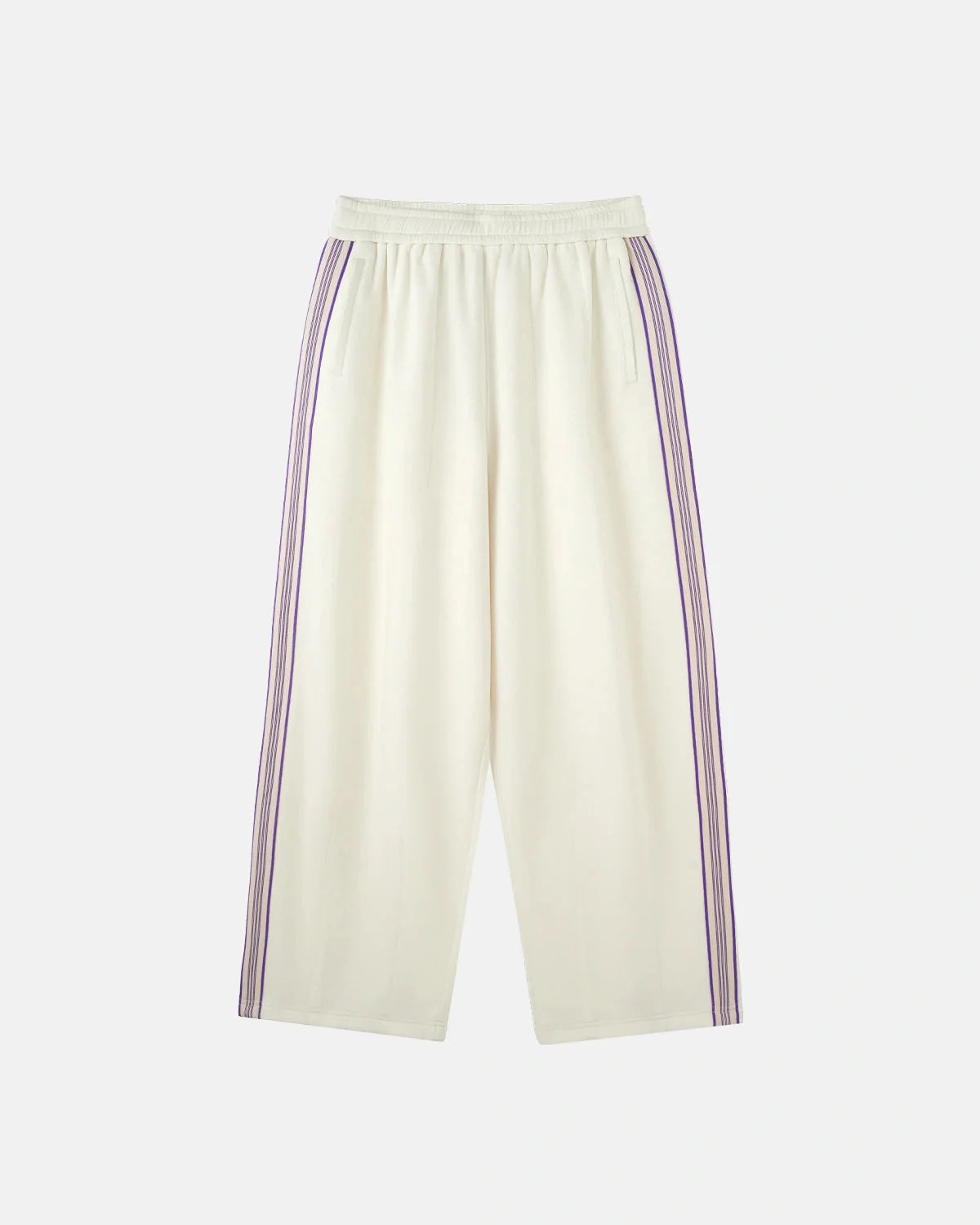 Omygoods Side Stripe Wide Leg Track Pants