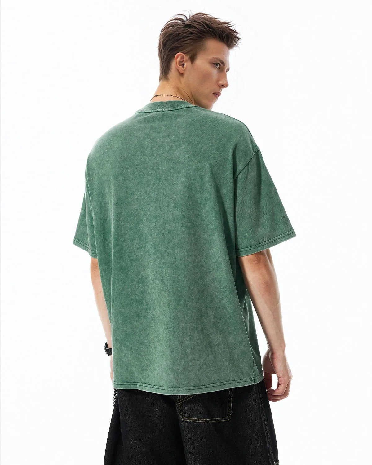 Omygoods Snow Flakes Wash Tee