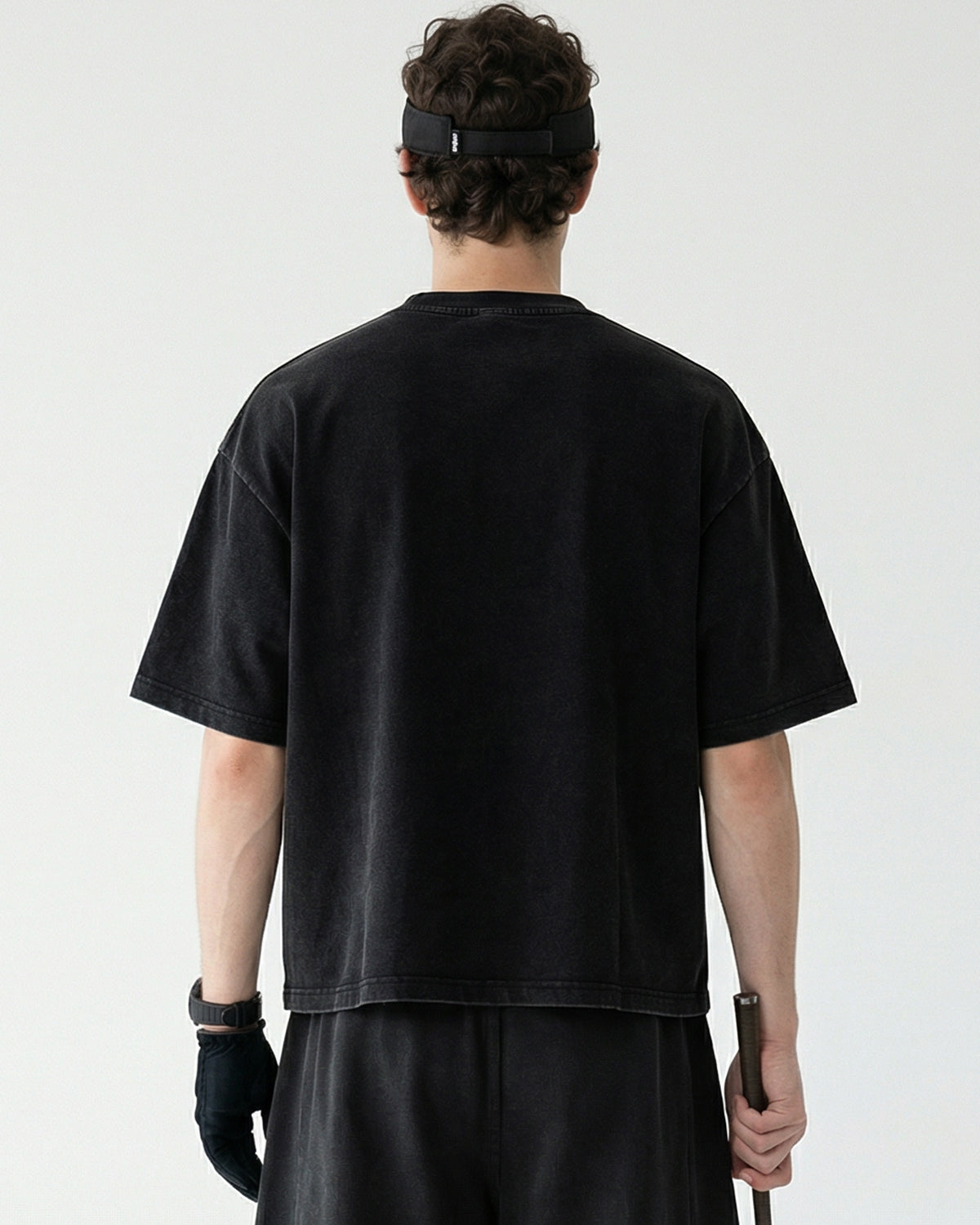 Omygoods Snow Washed Heavyweight Boxy T-Shirt