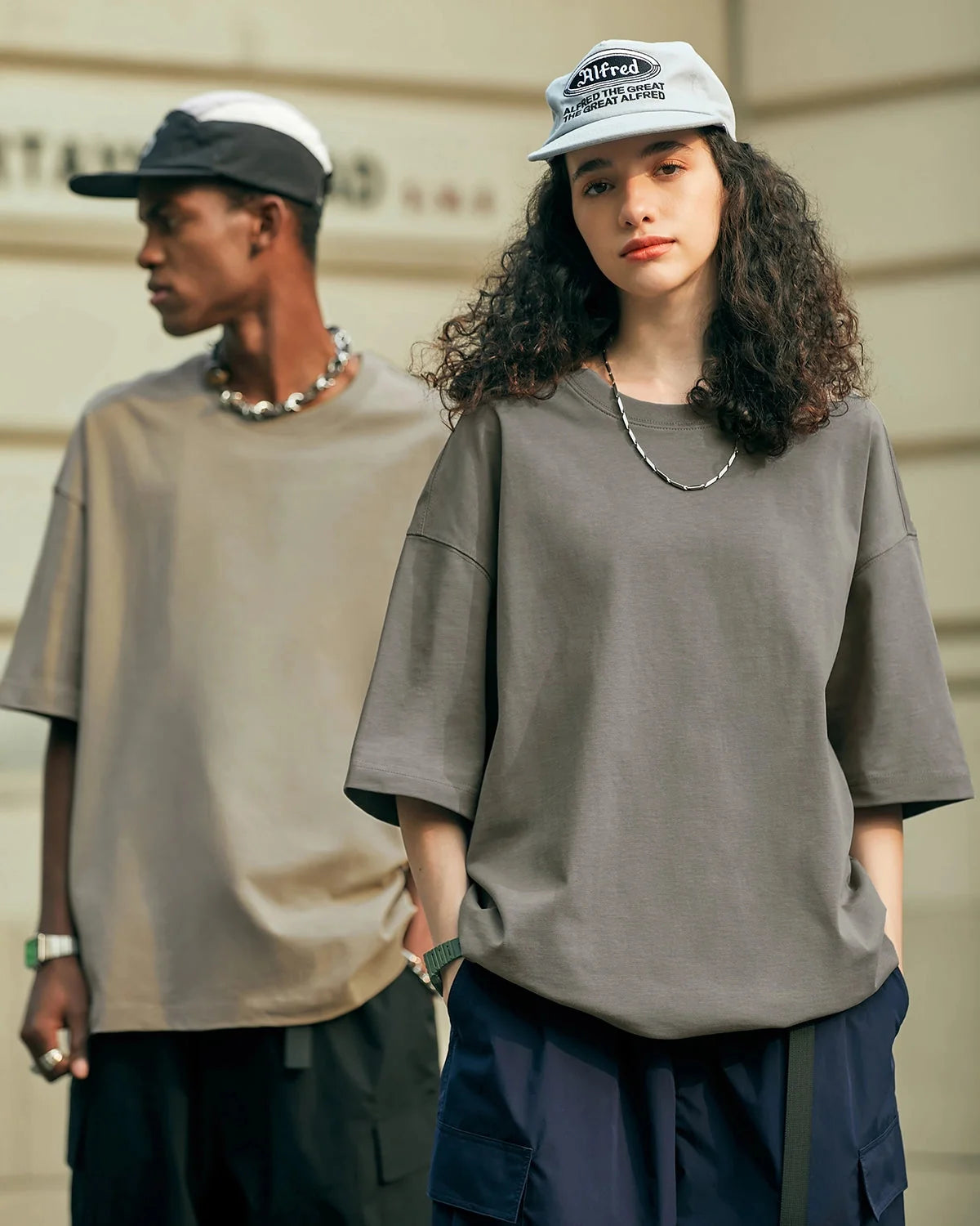 Omygoods Heavyweight Cotton Oversized T-Shirt