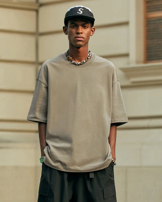 Omygoods Heavyweight Cotton Oversized T-Shirt