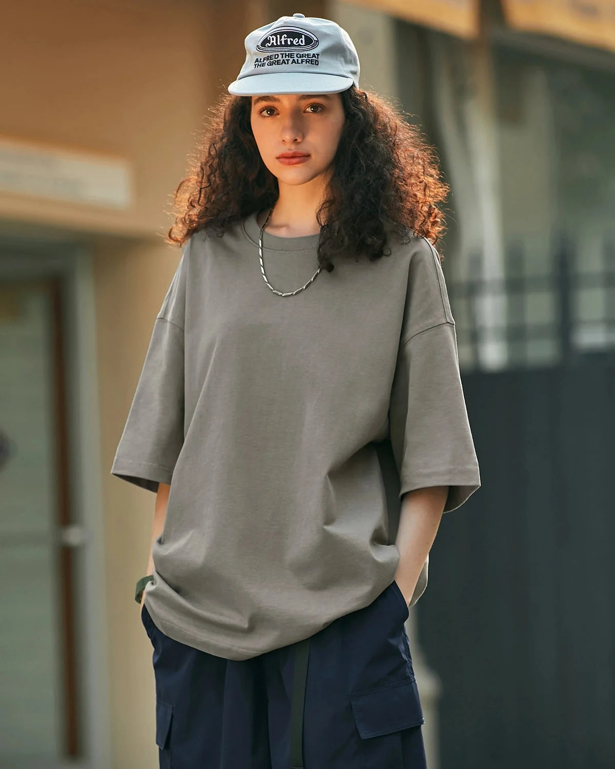 Omygoods Heavyweight Cotton Oversized T-Shirt