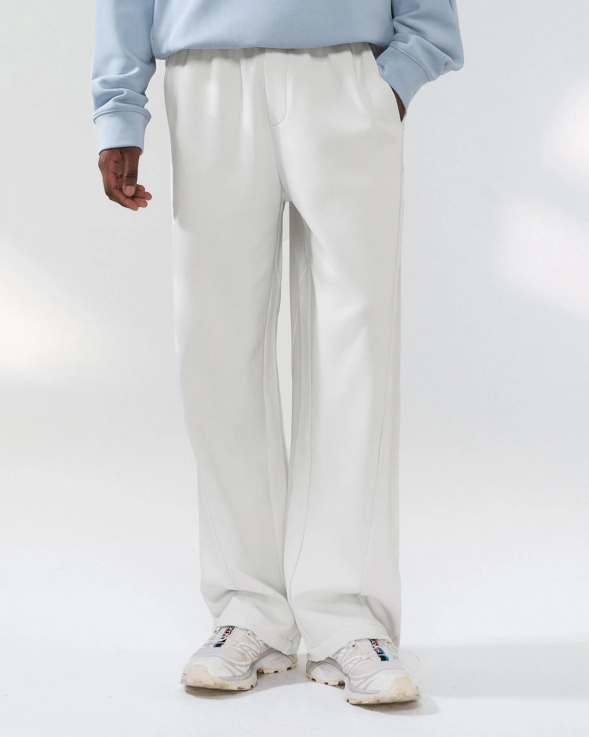 Omygoods Soft Touch Straight-Leg Sweatpant