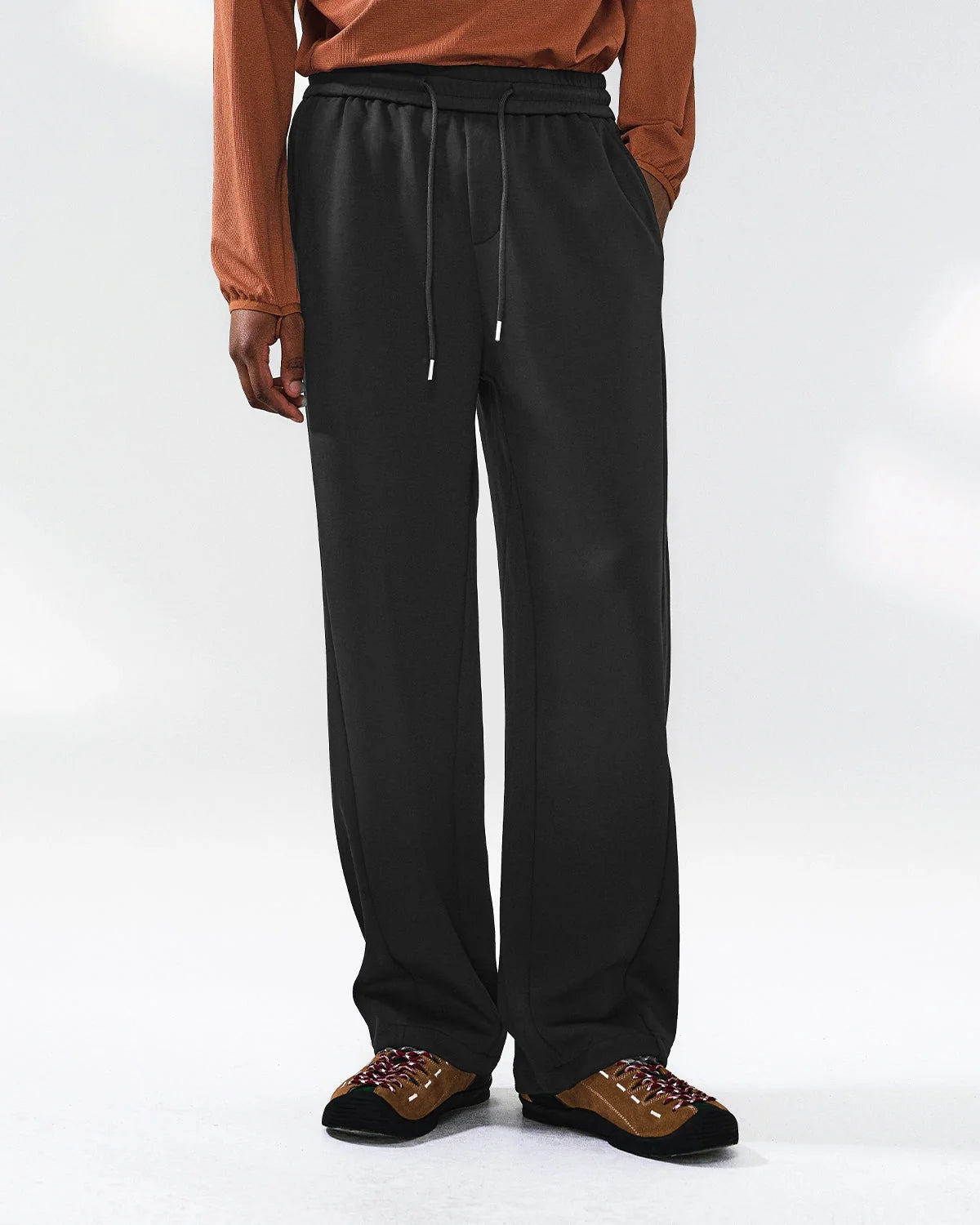 Omygoods Soft Touch Straight-Leg Sweatpant