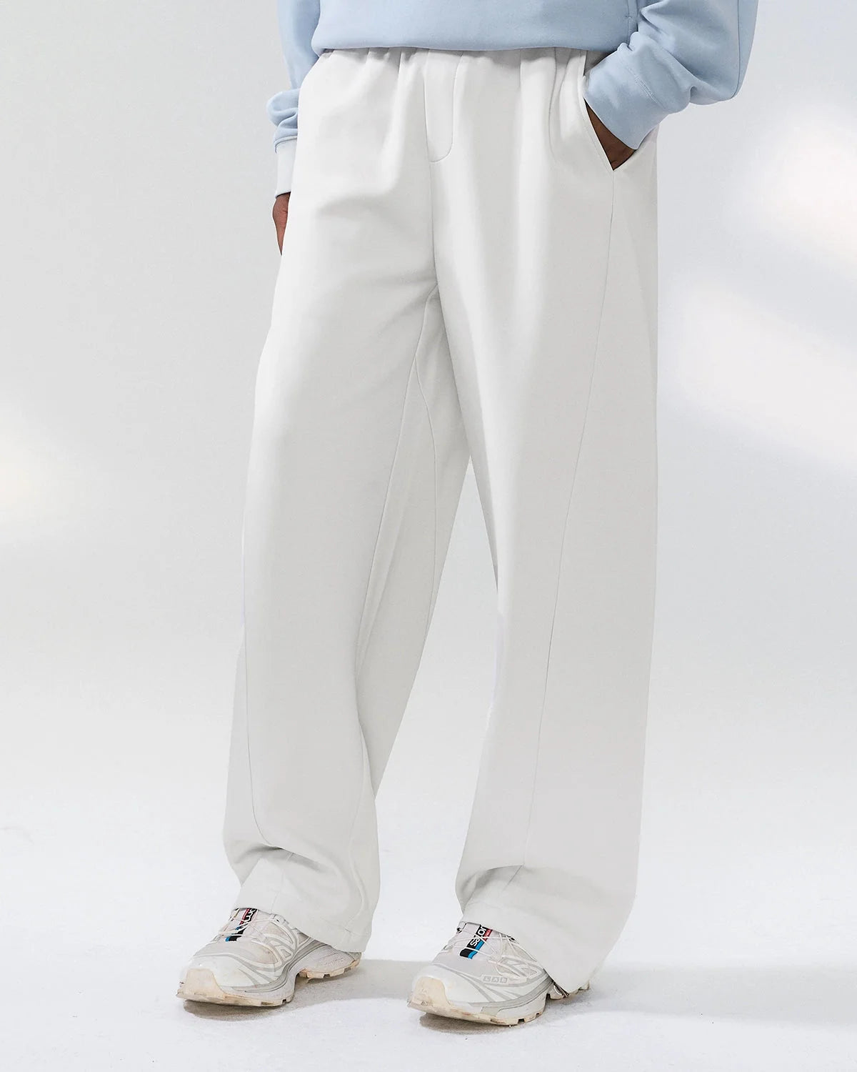 Omygoods Soft Touch Straight-Leg Sweatpant