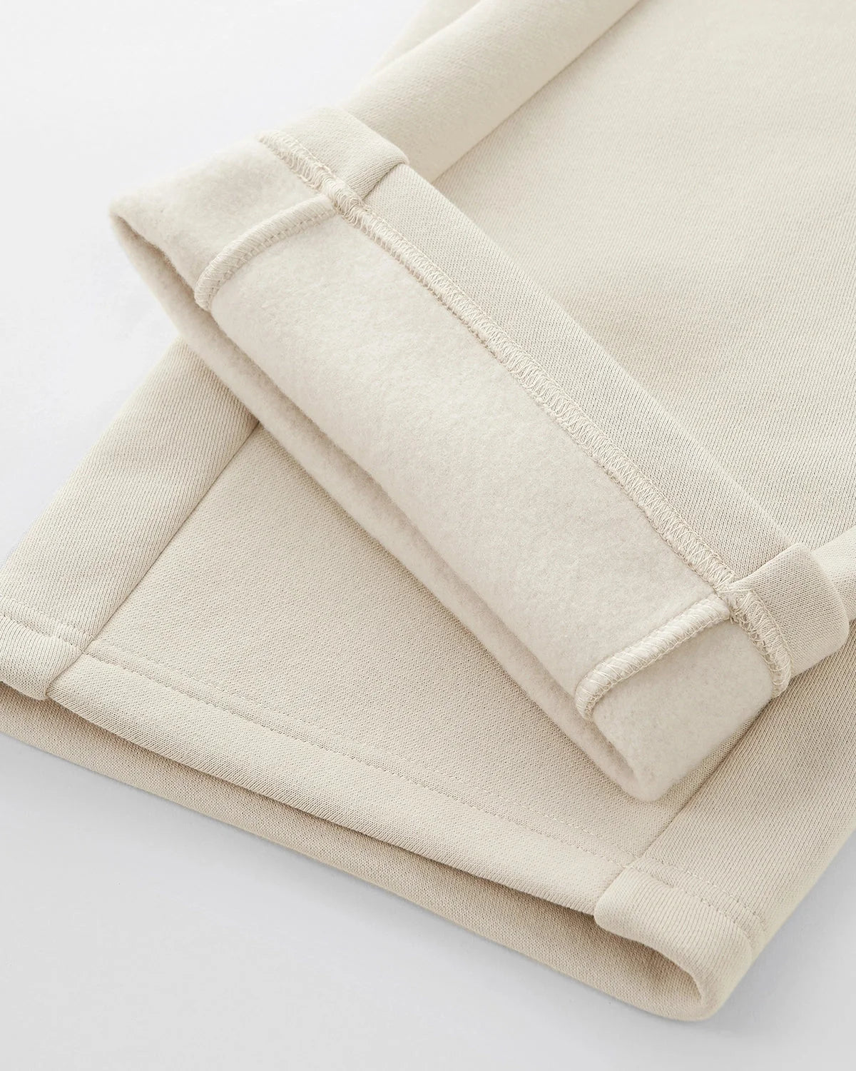 Omygoods Solid Color Fleece Barrel Sweatpant
