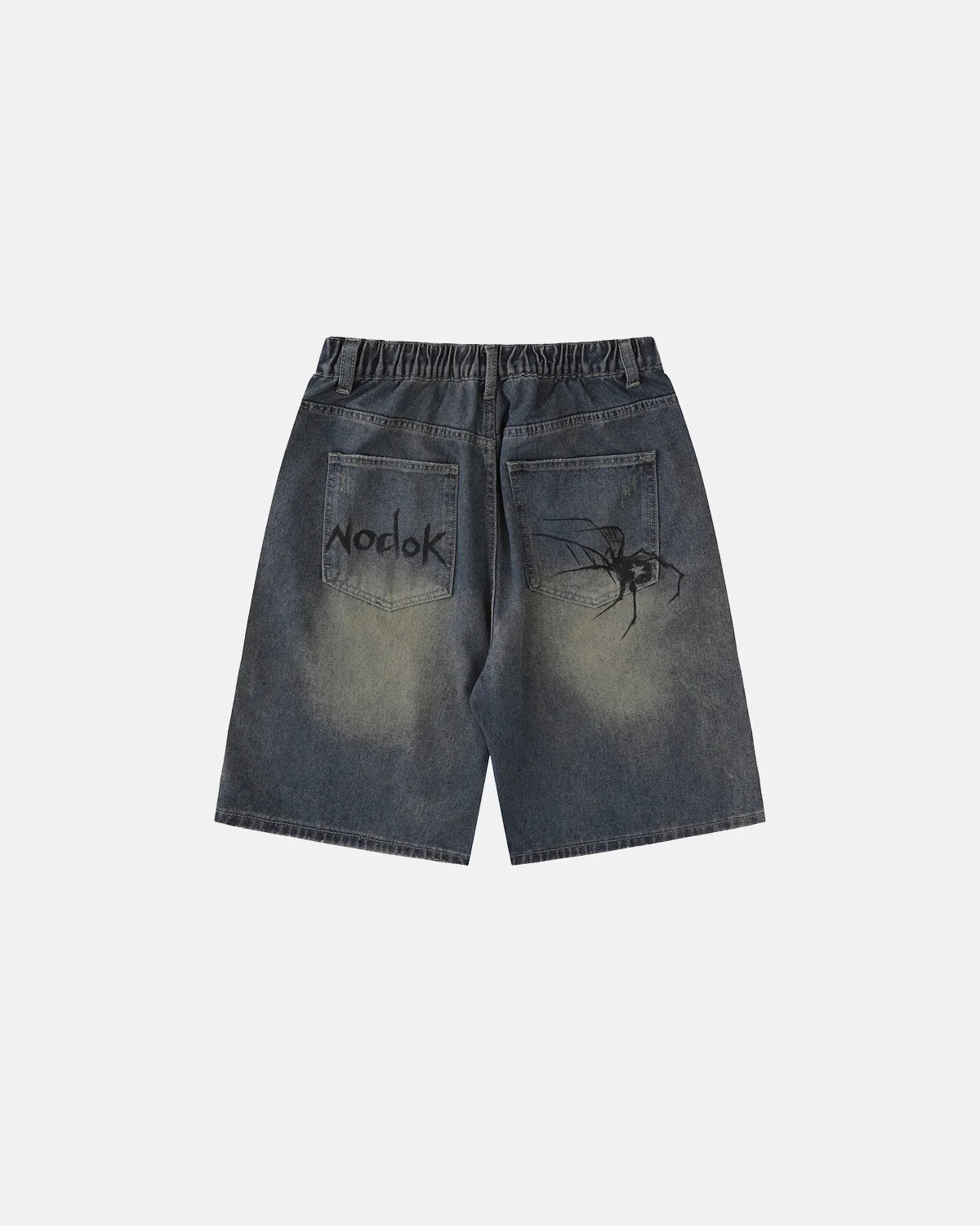 Omygoods Spider Straight Leg Jorts