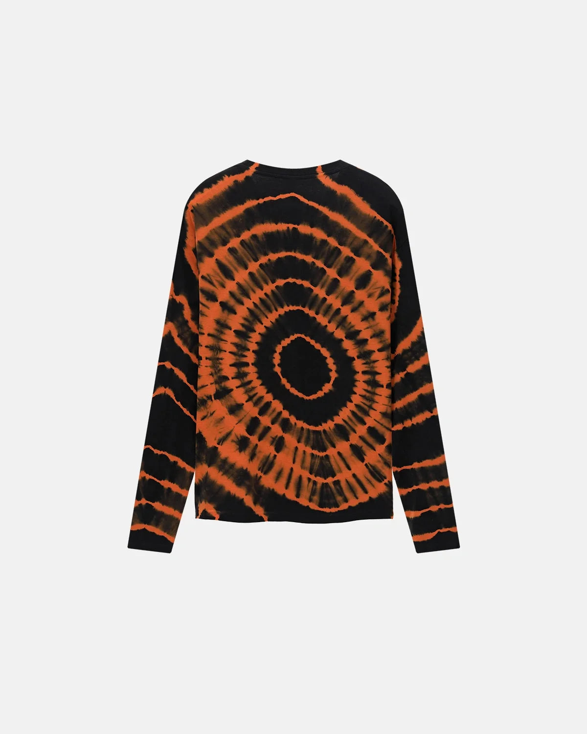 Omygoods Spiral Tie-Dye Wool Blend Long Sleeve T-Shirt