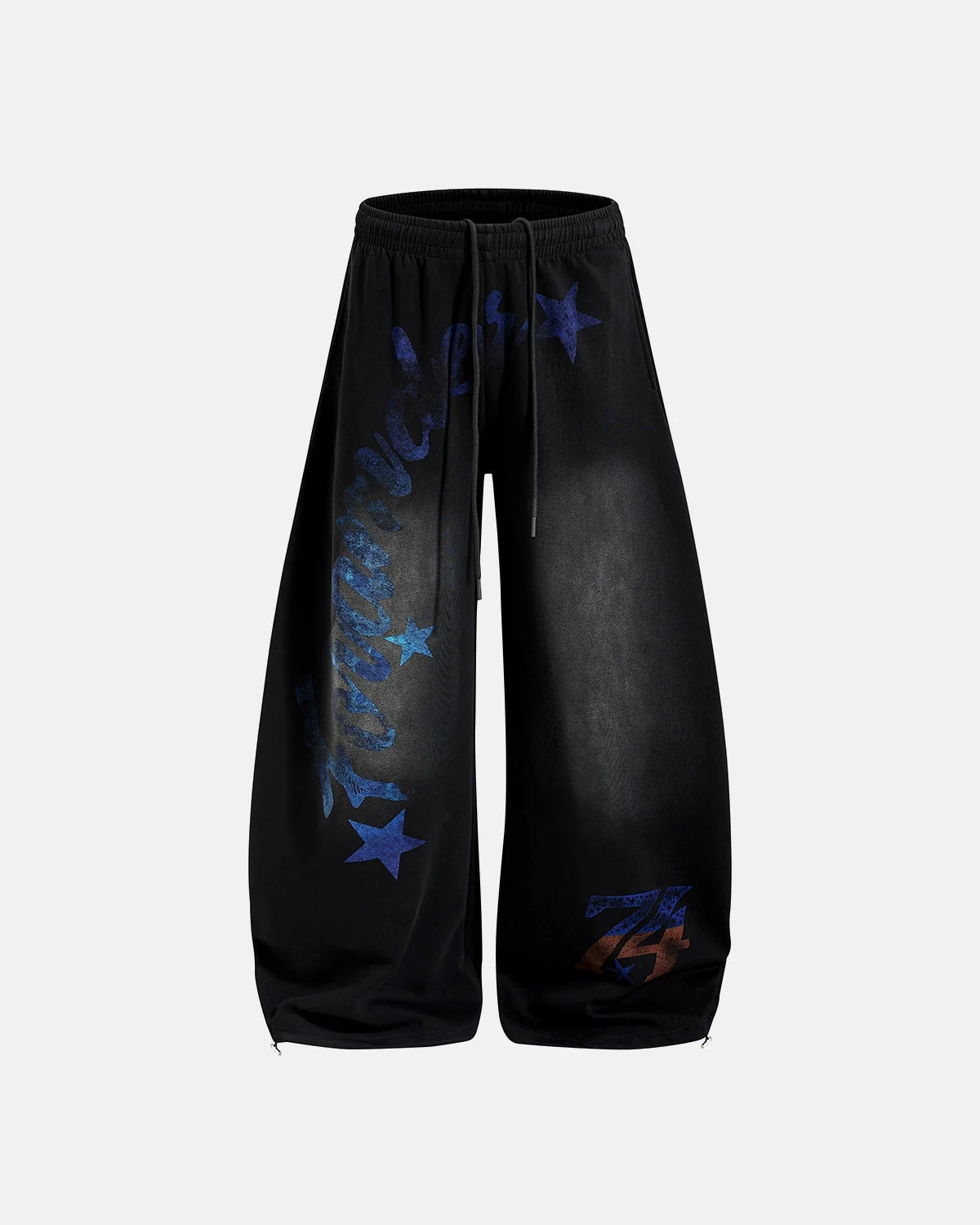 Omygoods Star Graphic Barrel Sweatpants