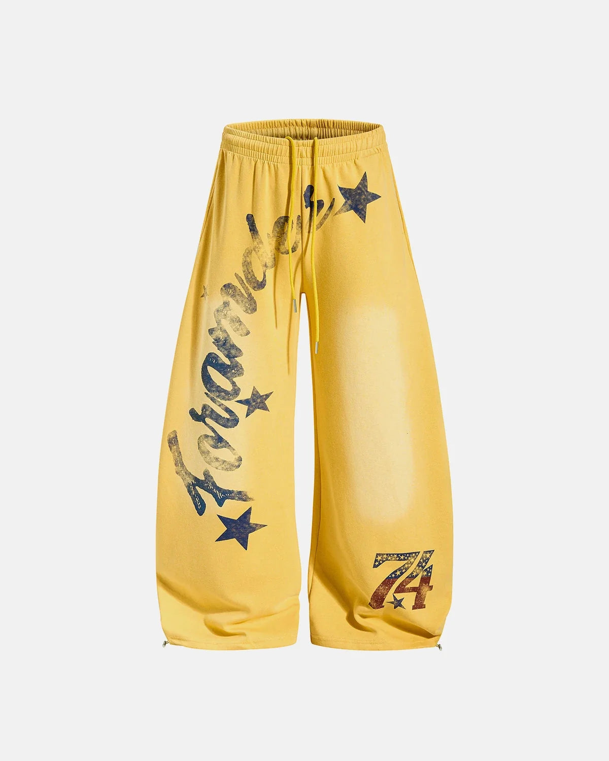 Omygoods Star Graphic Barrel Sweatpants