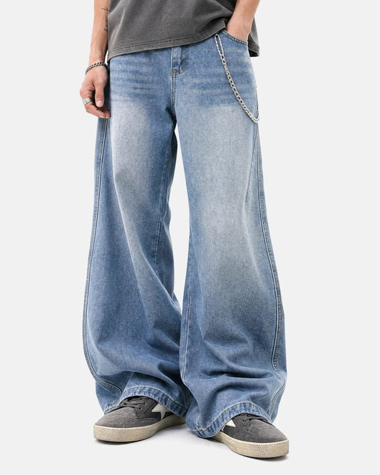 Omygoods Star Pocket Bootcut Jeans