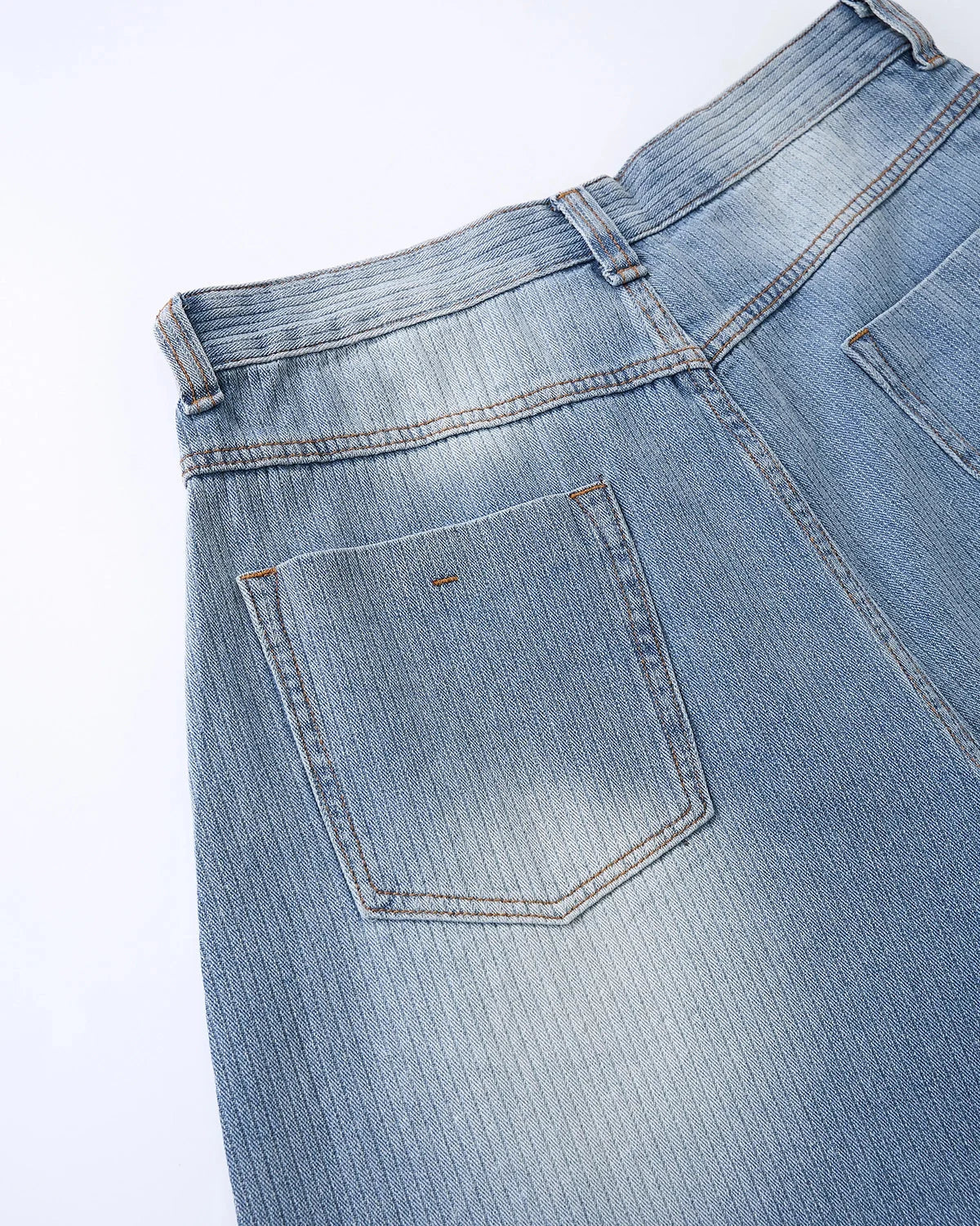 Omygoods Star Rhinestone Longline Denim Shorts