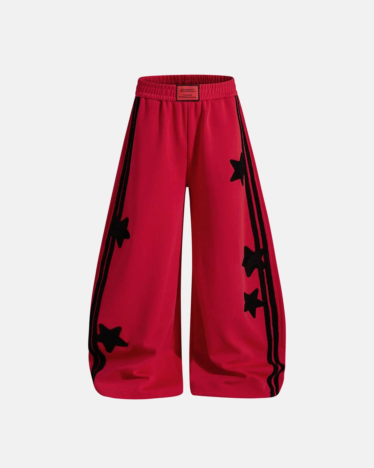 Omygoods Star Stripe Barrel Sweatpants