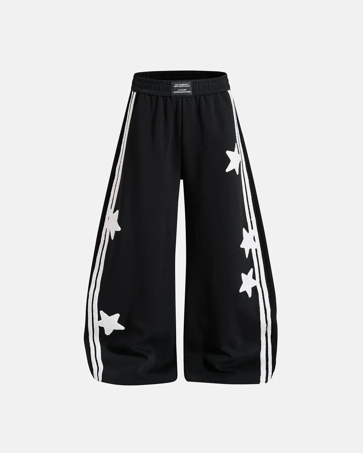 Omygoods Star Stripe Barrel Sweatpants