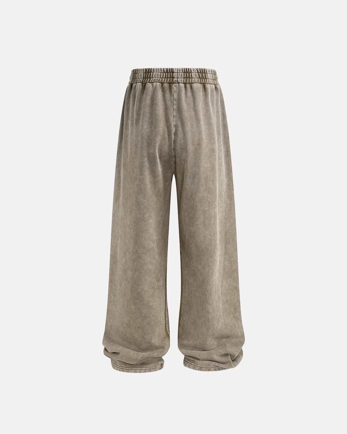 Omygoods Straight Leg Acid Wash Sweatpant