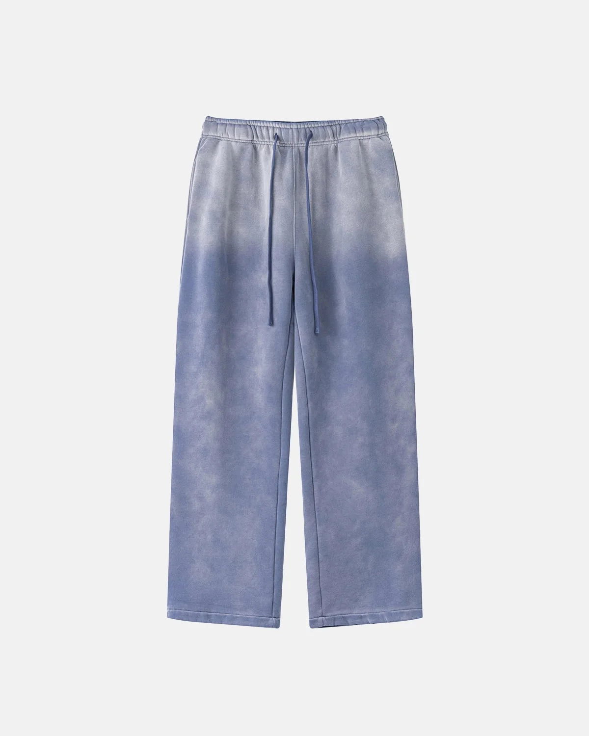 Omygoods Straight-Leg Acid Wash Sweatpants