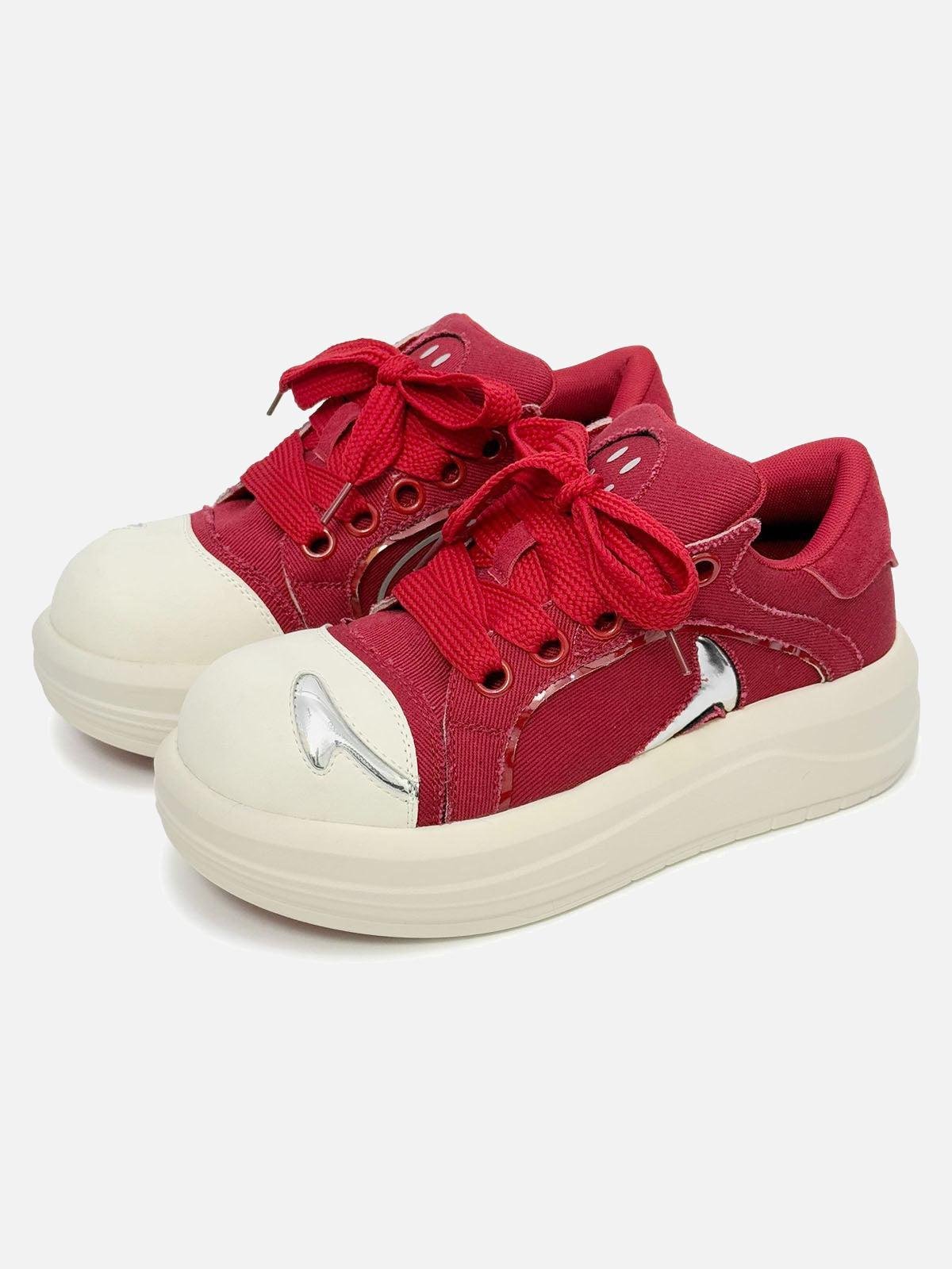 Omygoods Street Deconstructed Split Whisker Sneakers
