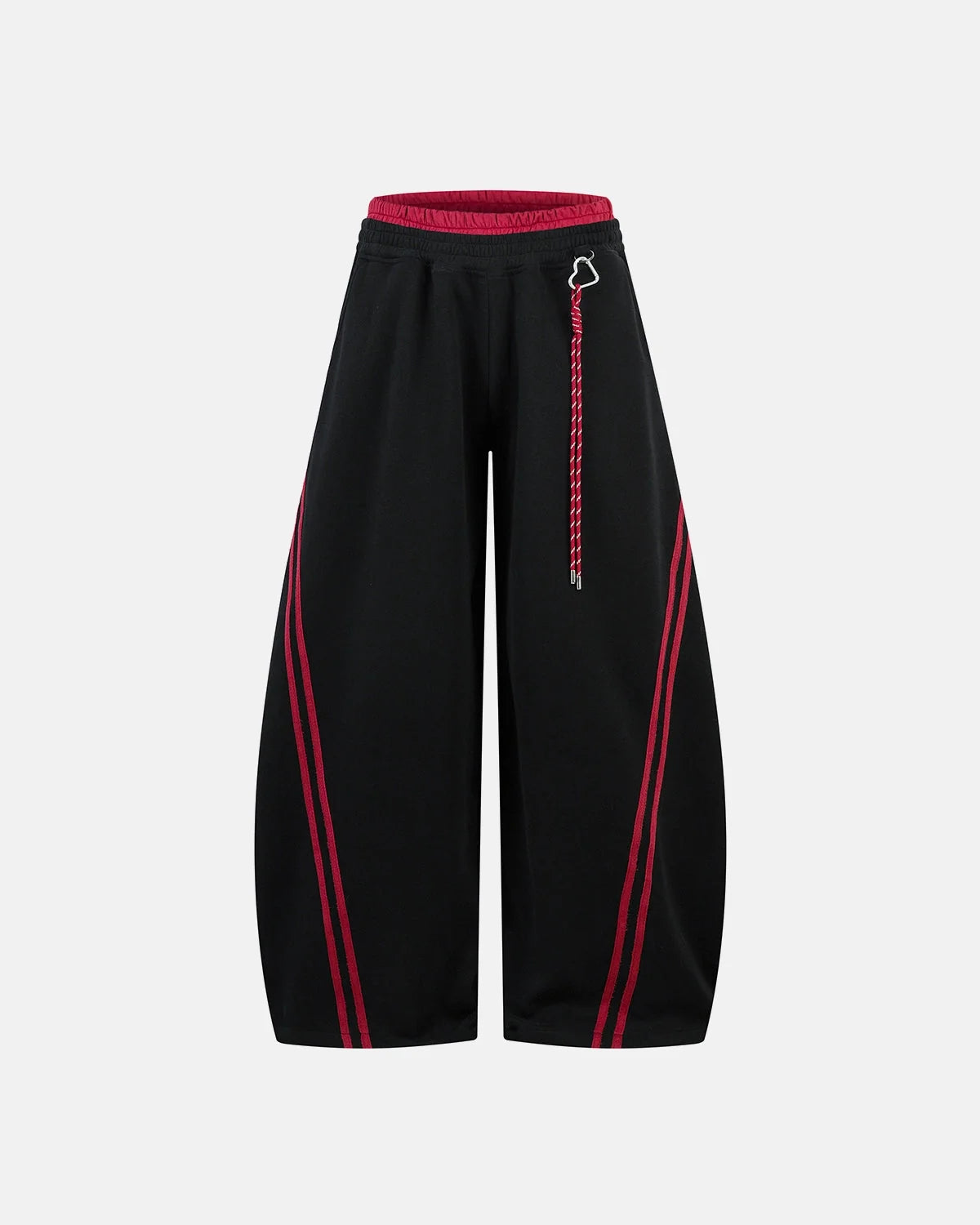 Omygoods Striped Baggy Sweatpants
