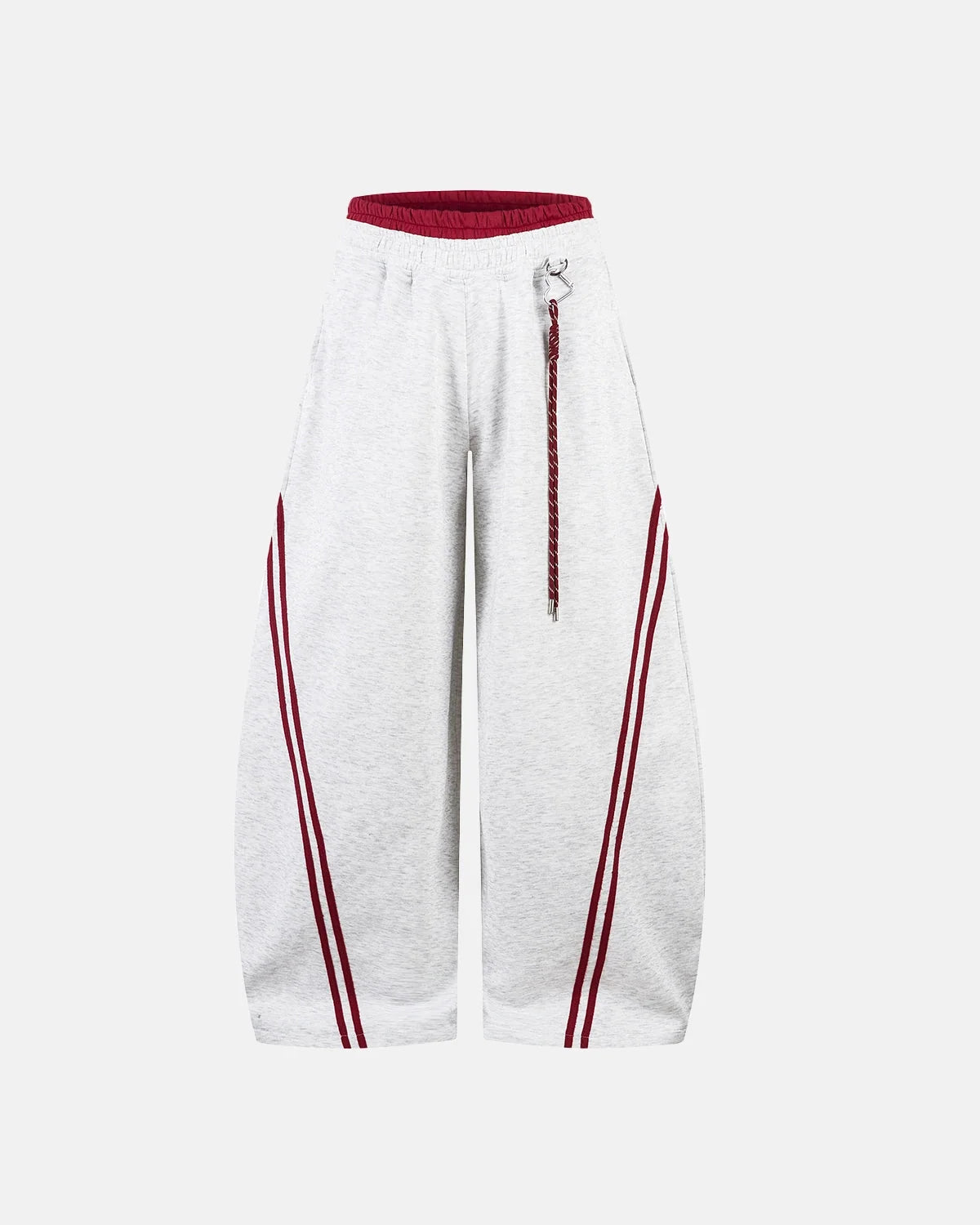 Omygoods Striped Baggy Sweatpants