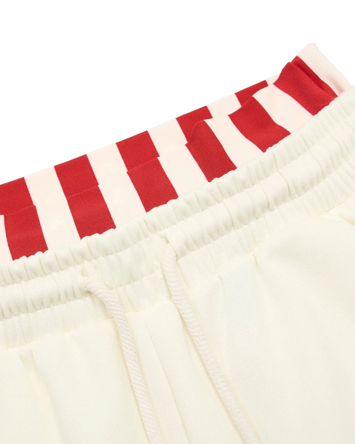Omygoods Striped Graphic Barrel Sweatpants
