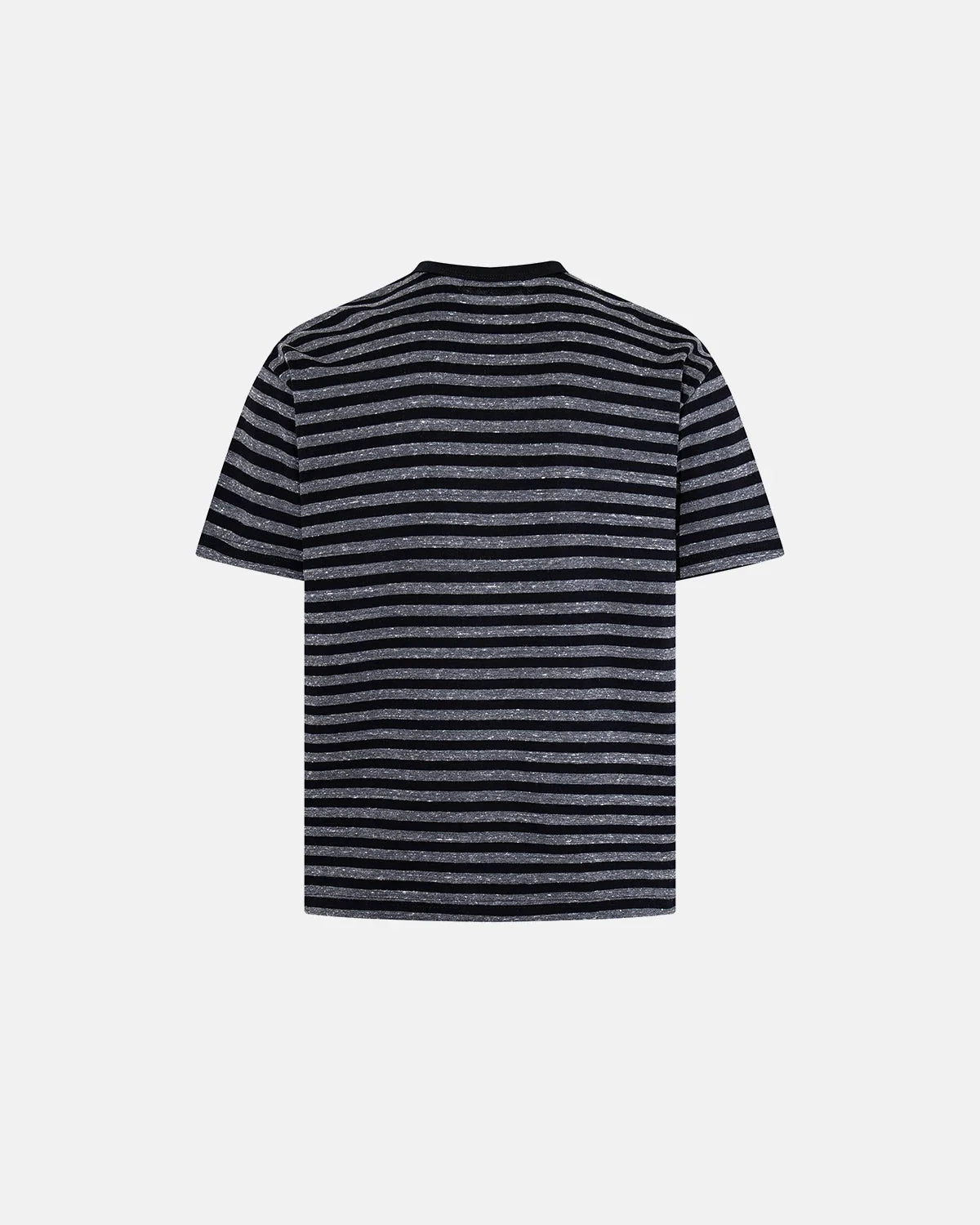 Omygoods Striped Henley Relaxed T-Shirt