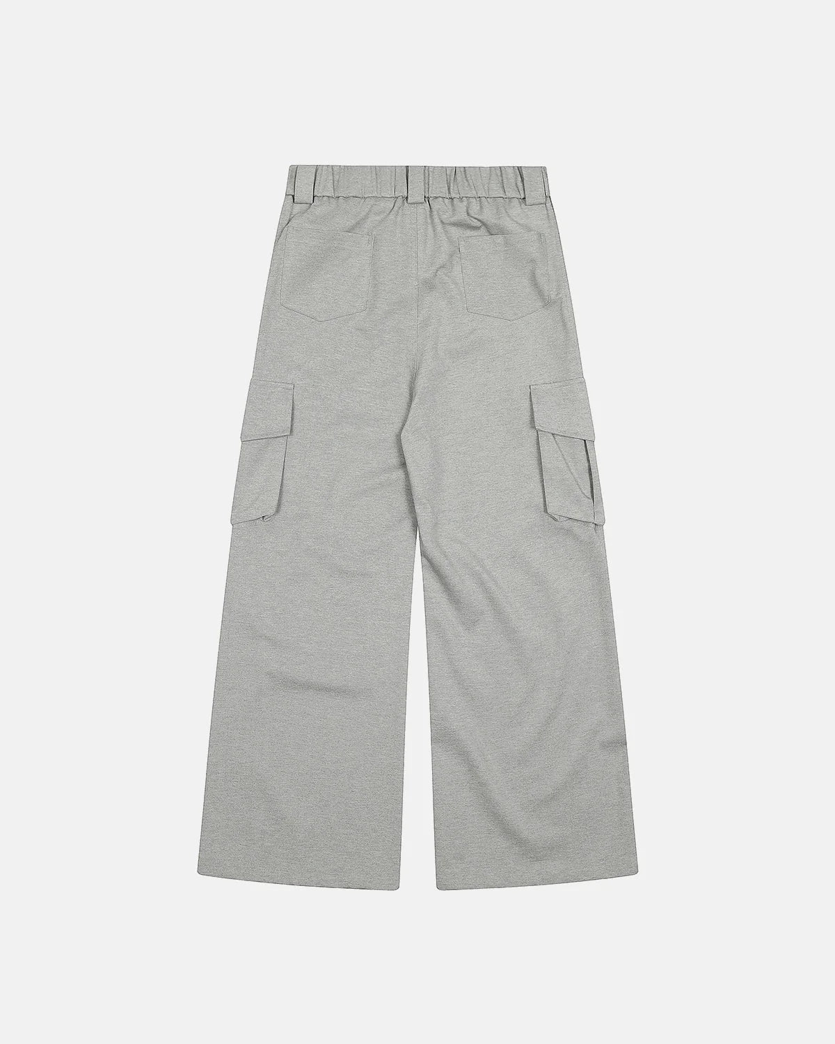 Omygoods Structured Wide Leg Cargo Pants