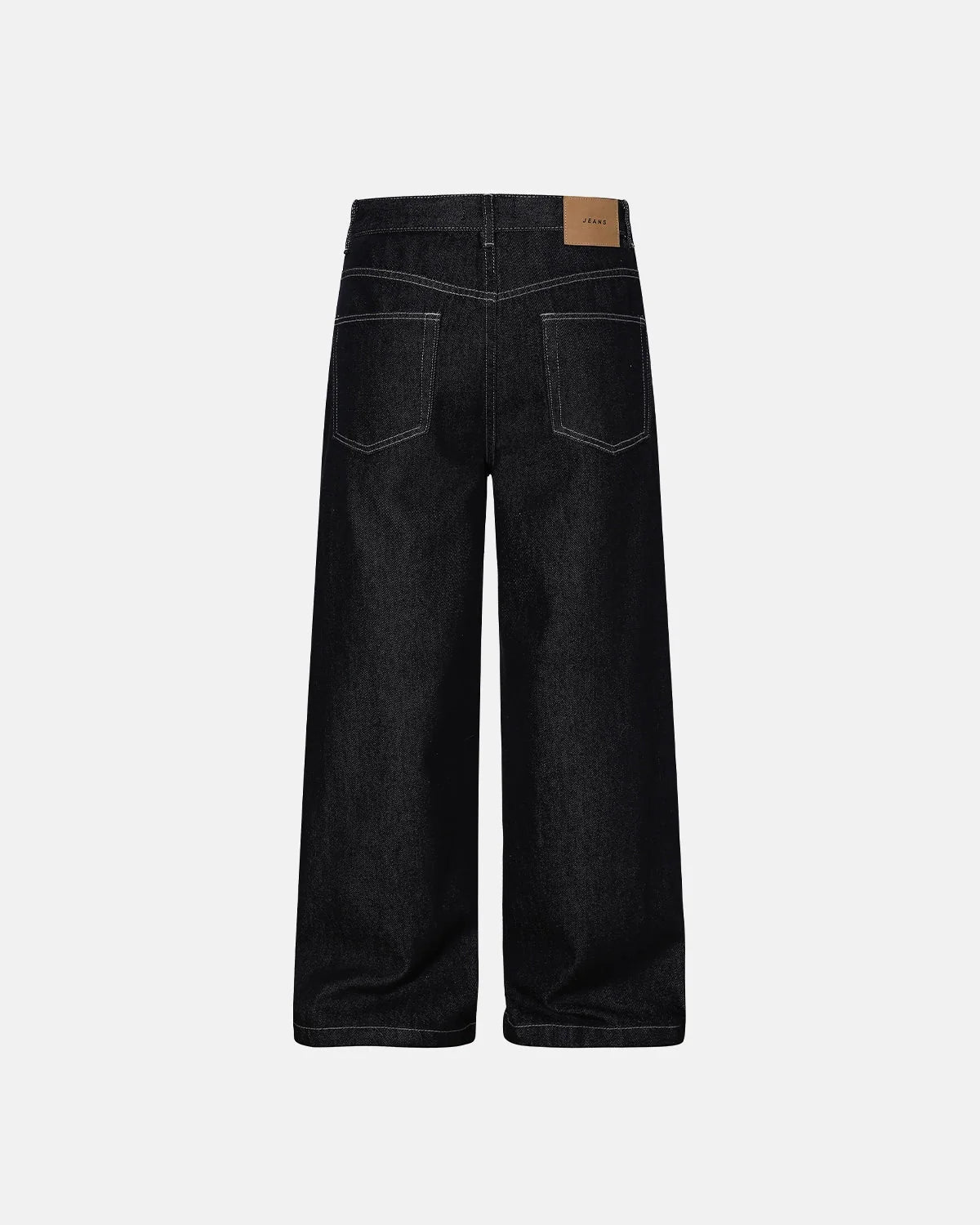 Omygoods Studded Rhinestone Baggy Denim Jeans