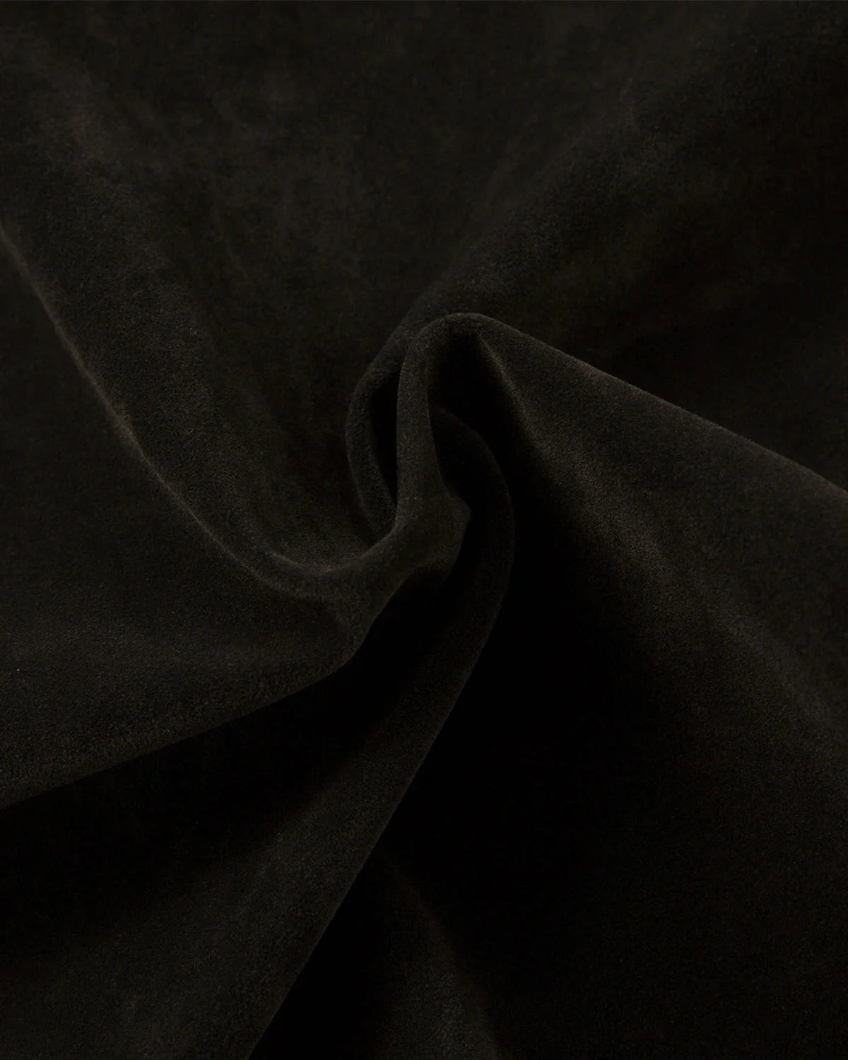 Omygoods Suede Metal Clasp Boxy Jacket