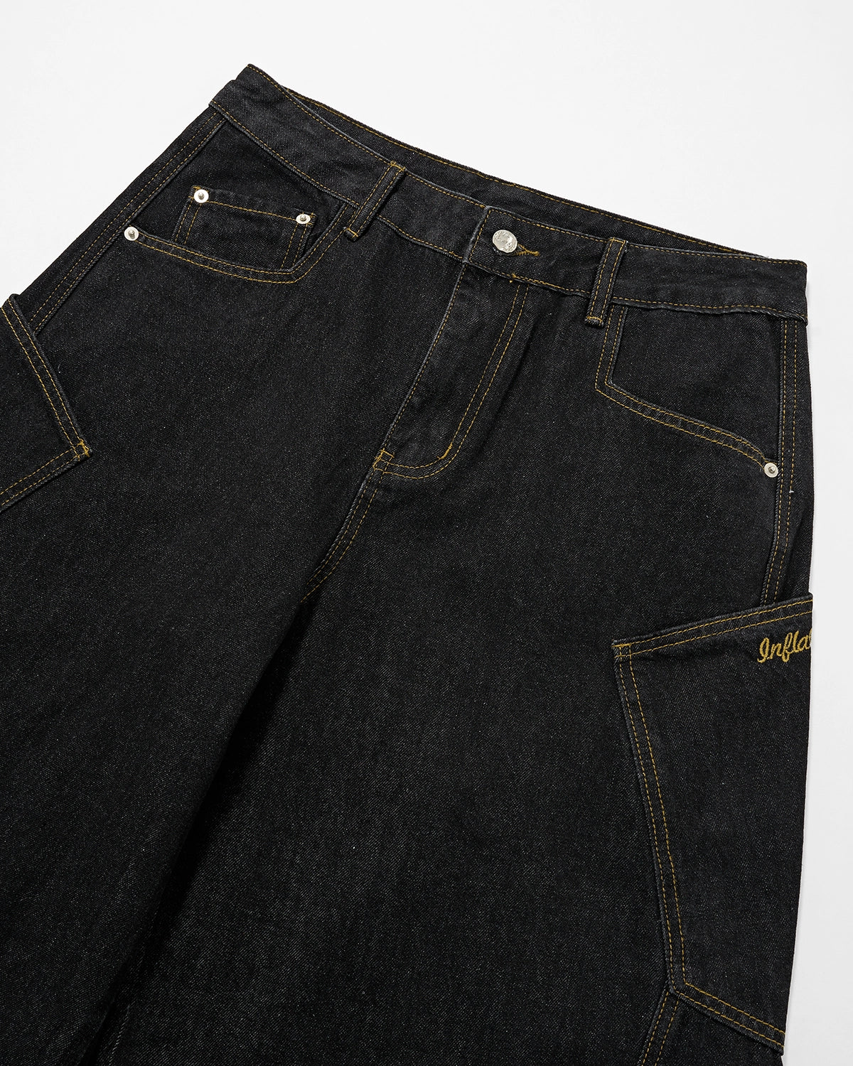 Omygoods Super Raw Barrel Jeans