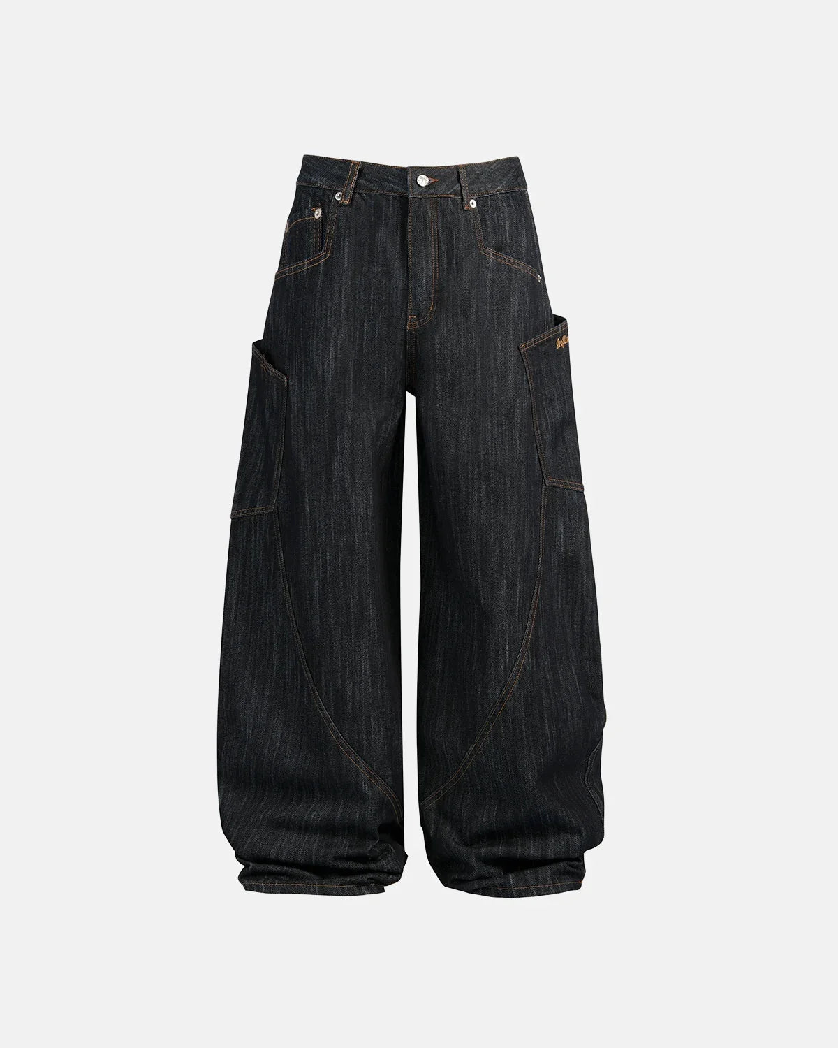 Omygoods Super Raw Barrel Jeans