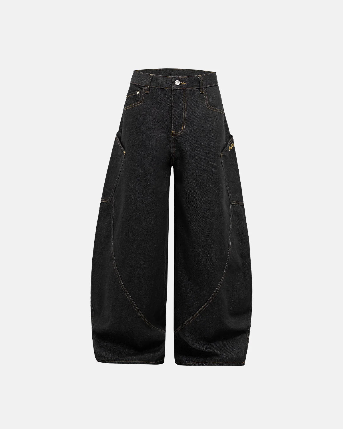Omygoods Super Raw Barrel Jeans
