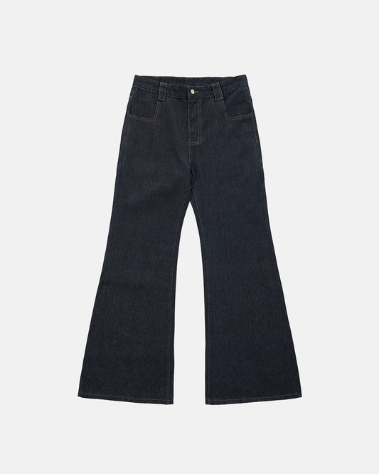 Omygoods Super Raw Flared Baggy Jeans
