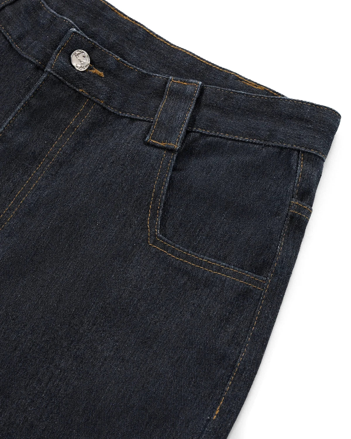 Omygoods Super Raw Flared Baggy Jeans