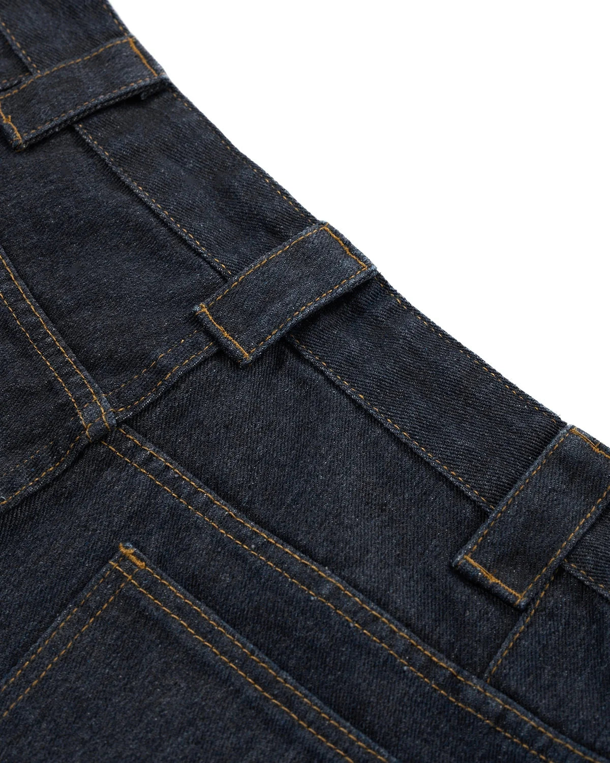 Omygoods Super Raw Flared Baggy Jeans