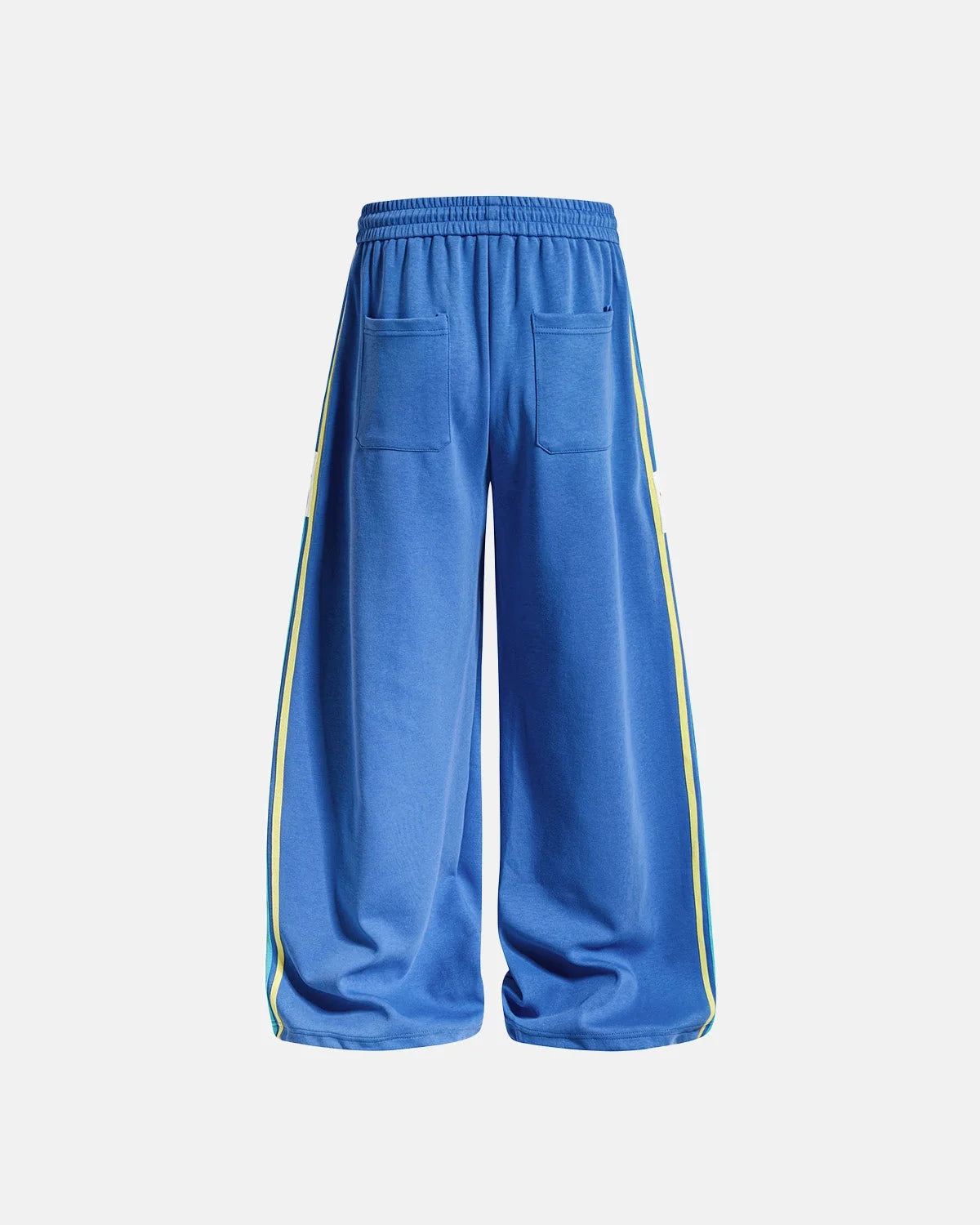 Omygoods Contrast Stripe Barrel Sweatpants