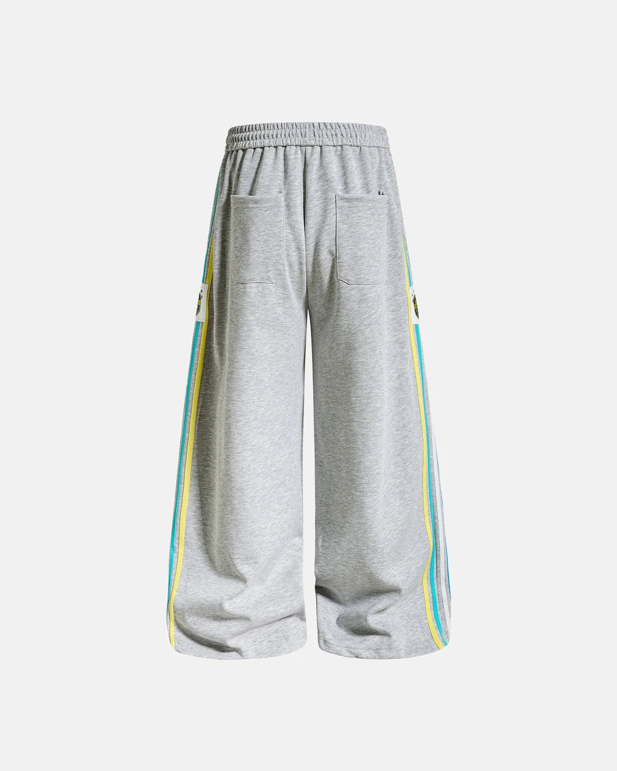 Omygoods Contrast Stripe Barrel Sweatpants