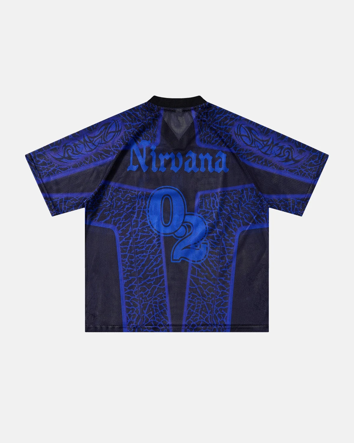Omygoods Tribal Pattern Mesh Jersey