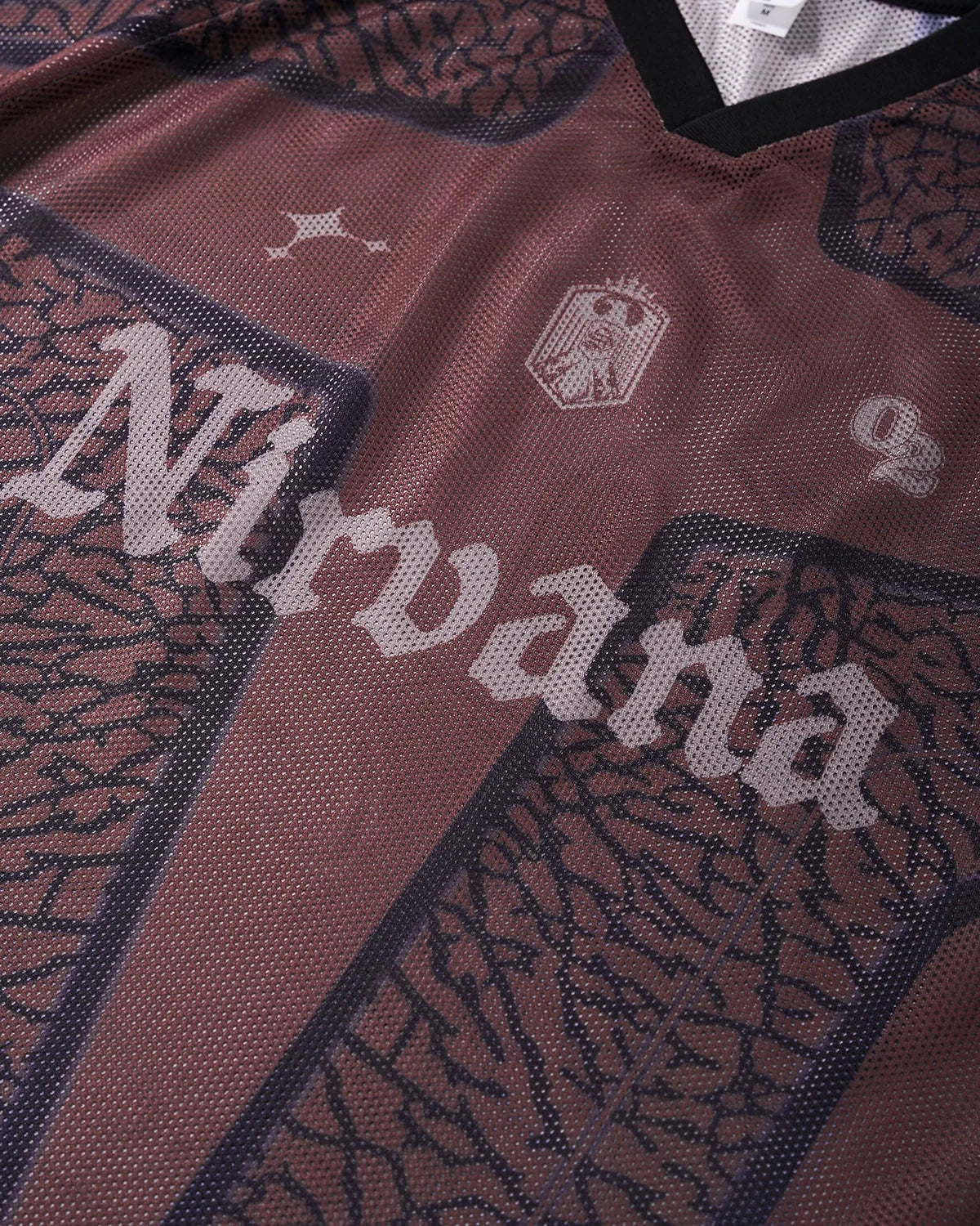 Omygoods Tribal Pattern Mesh Jersey