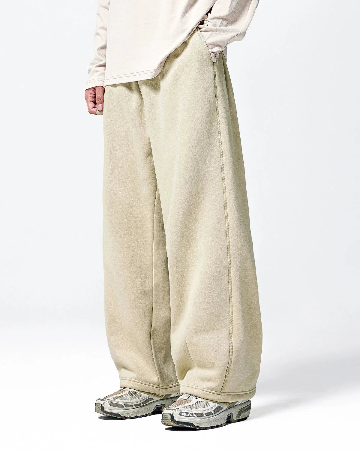 Omygoods Unisex Straight-Leg Cozy Sweatpant