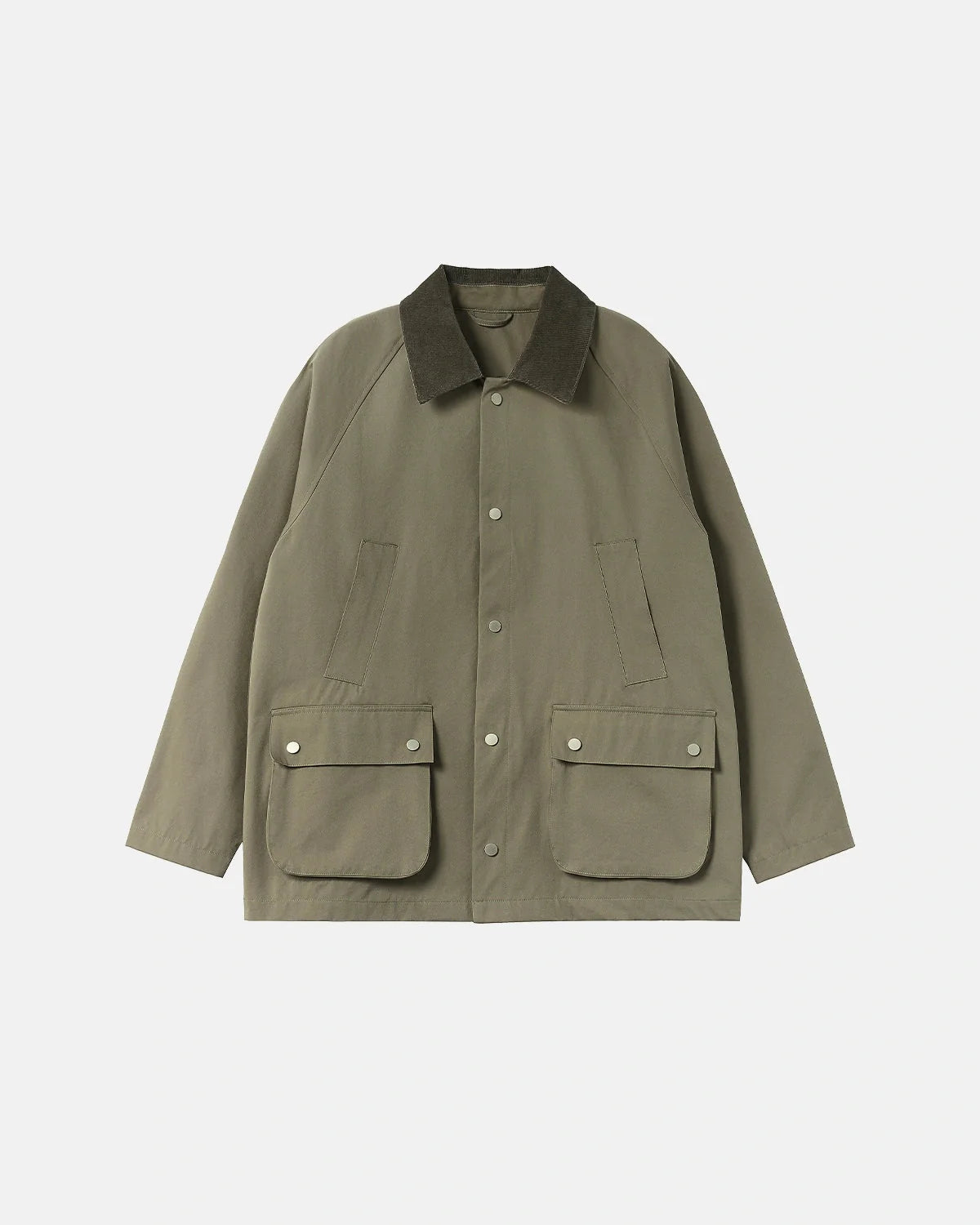 Omygoods Utility Pocket Button Up Jacket
