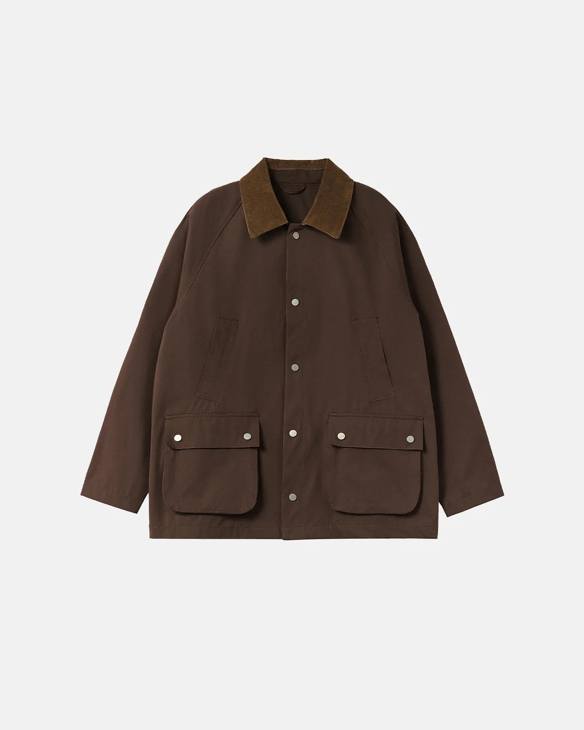 Omygoods Utility Pocket Button Up Jacket