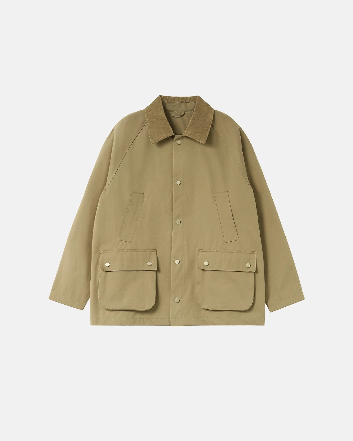 Omygoods Utility Pocket Button Up Jacket