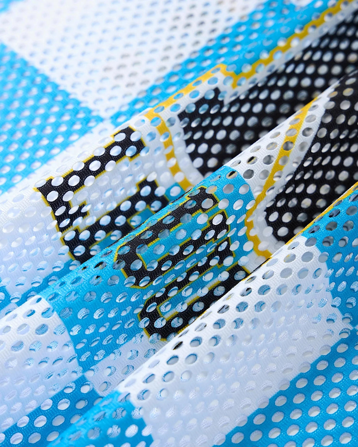 Omygoods Varsity Checkerboard Mesh Jersey