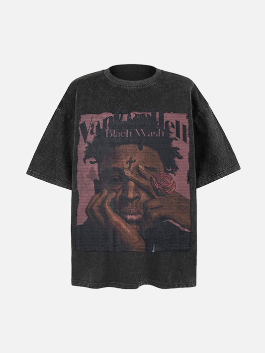 Omygoods Vintage Artistic Graphic T-Shirt