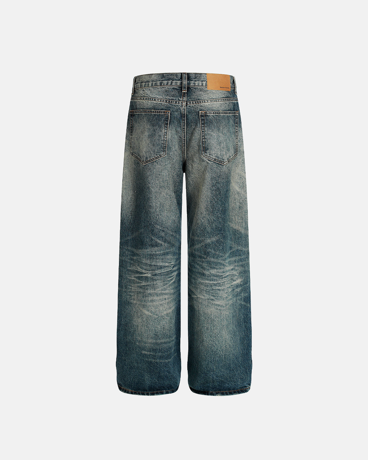Omygoods Vintage Distressed Baggy Jeans
