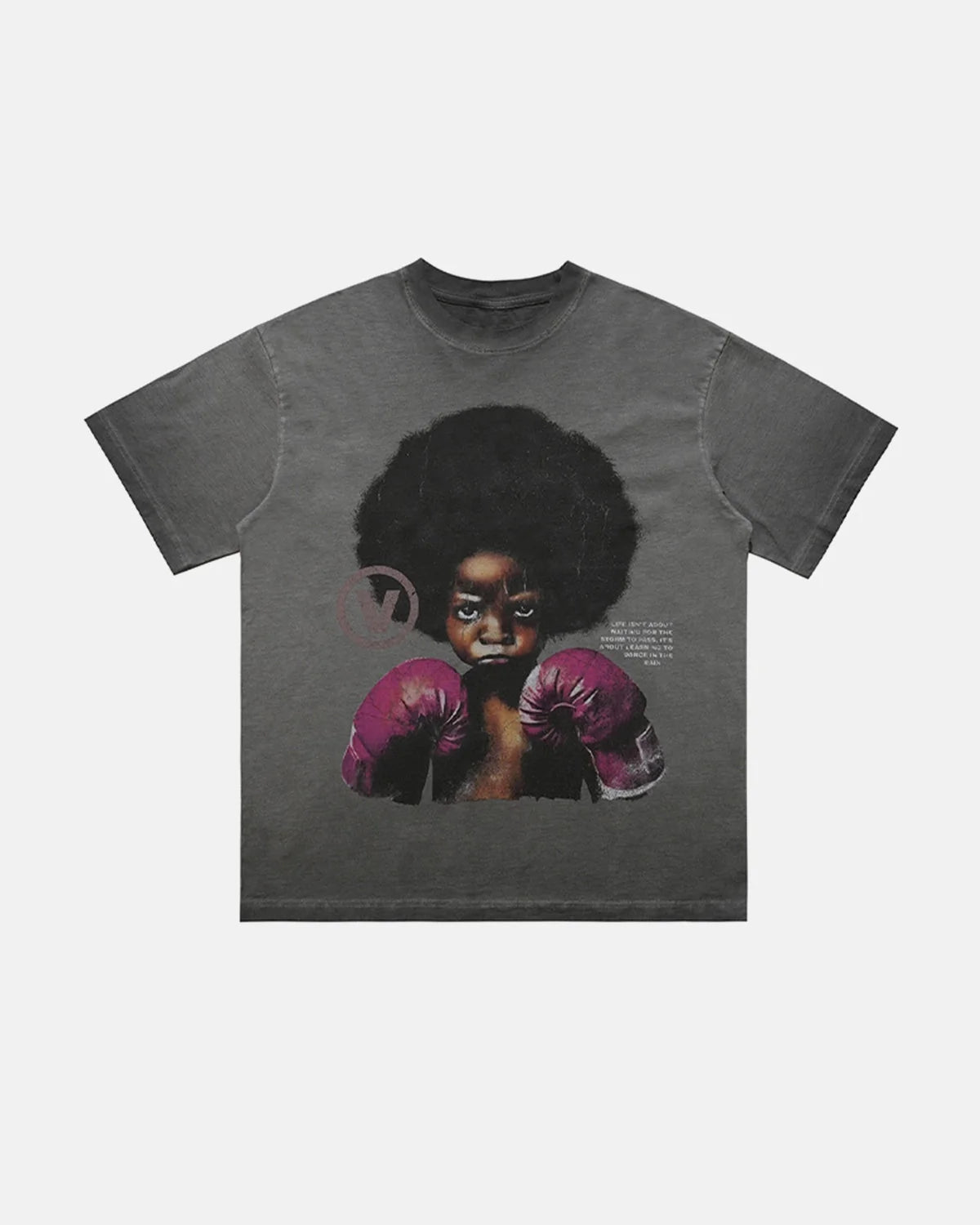 Omygoods Vintage Graphic Oversize Tee