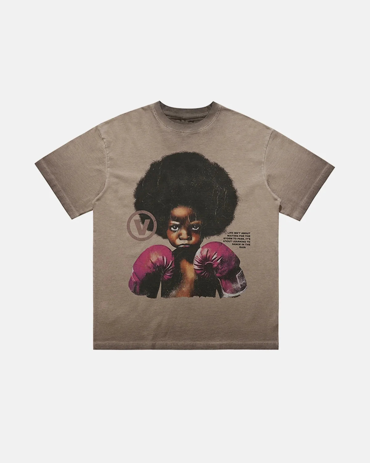 Omygoods Vintage Graphic Oversize Tee